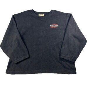 Vintage JJM Fleece Sweater Size XL. ATLANTA MOTOR SPEEDWAY Embroidered LOGO
